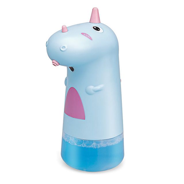 250ML Cute Cartoon Liquid Soap Dispenser Dinosaur USB Automatic Induction Foam Bubble Children's Touchless Hand Washing Machine