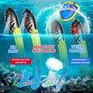 Dry Top Snorkel Set - Anti Fog Film Snorkeling Mask with 180 Degree Panoramic Tempered Glass for Adults and Youth