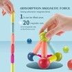 42PCS Magnetic Balls and Rods Set, Magnetic Building Set, Magnetic Balls and Sticks STEM Stacking Toys for Boys & Girls 3+