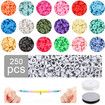 5000 Pcs Clay Letter Beads for Bracelets Necklace Making kit