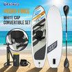 Bestway Surfing SUP Inflatable Stand Up Paddle Board Allround White Cap Convertible Set