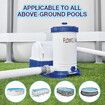 Bestway 2500 Gallon Above Ground Swimming Pool Filter Pump 220-240V 350W