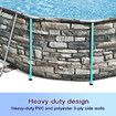 Bestway Oval Above Ground Swimming Pool Portable Backyard Pool Kit LED Light Filter Pump 6.1x3.66x1.22m