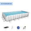 Bestway Rectangular Above Ground Pool Luxury Swimming Bath Spa Set 7.32m x 3.66m x 1.32m