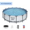 Bestway Fast Set Circular Pool Set Above Ground Luxury Swimming Spa Bath 4.57m x 1.22m