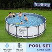 Bestway Fast Set Circular Pool Set Above Ground Luxury Swimming Spa Bath 4.57m x 1.22m