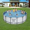 Bestway Above Ground Swimming Pool Portable Backyard Outdoor Pool Set with Filter Pump 4.88x1.22m