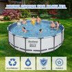 Bestway Above Ground Swimming Pool Portable Backyard Outdoor Pool Set with Filter Pump 4.88x1.22m