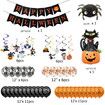 Halloween Decorations Balloons Scary Black Bat Sticker for Halloween Party Supplies