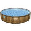 Bestway Round Above Ground Swimming Pool Portable Backyard Pool Set with Filter Pump 5.49x1.22m