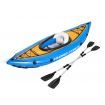 Bestway Sturdy Portable Fishing Kayak Maneuverable Inflatable Sit On Top Canoe 2.75m x 81cm