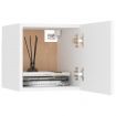 Bedside Cabinets 2 pcs White 30.5x30x30 cm Chipboard