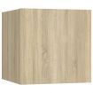 Bedside Cabinet Sonoma Oak 30.5x30x30 cm Chipboard