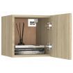 Bedside Cabinet Sonoma Oak 30.5x30x30 cm Chipboard