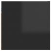 Bedside Cabinets 2 pcs High Gloss Black 30.5x30x30 cm Chipboard