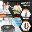 Genki Foldable Trampoline Mini Fitness Indoor Exercise Workout Rebounder for Adults Kids Camouflage 48 Inch