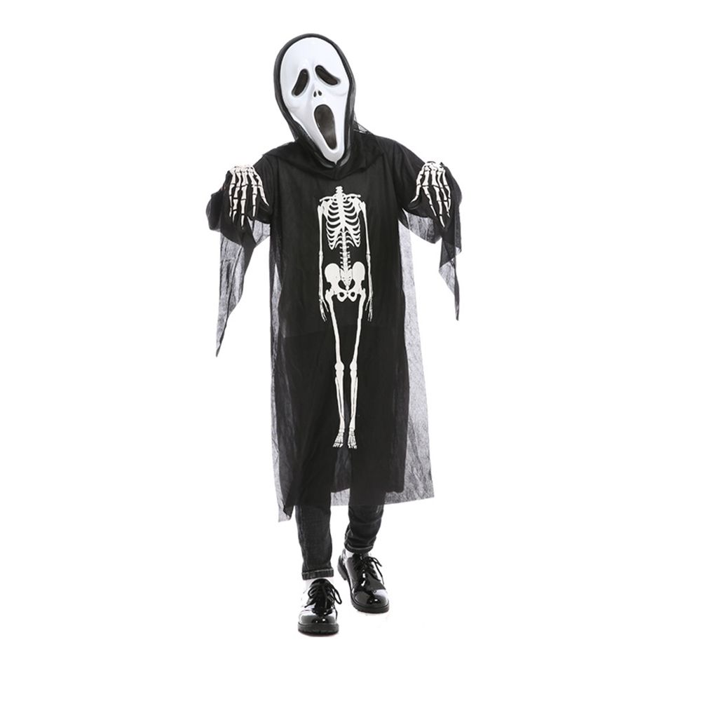 Adult Children Children Cosplay Ghost Horrible Halloween Carnival Masquerade Costumes Vests Skeleton Dress Skull Demon Scary Mask