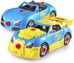 Take Apart Racing Car Toys - Build Your Own Toy Car with 30 Piece Constructions Set with Toy Tools for Kids