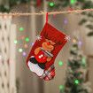 4P Christmas Stockings Gift Bag Candy Pouch Bag Medium Size 16x23cm