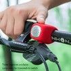 Electra Bike Bell 90dB Electric Cycling Bells Horn Loud Bicycle Horns Water-Resistant 3 Sound Modes Bike Bells (Black)