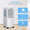 Maxkon Air Cooler Evaporative Humidifier Purifier Portable Cooling Fan 3 In 1 White