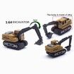 1:64 Kids Diecast Engineering Toy Vehicle Alloy Car Model Excavator Bulldozer Forklift Dump Truck Mixer 6pcs Mini Truck Toys