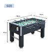 Soccer Table Foosball Football Game with 6 Balls 138x76x87cm