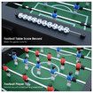 Soccer Table Foosball Football Game with 6 Balls 138x76x87cm