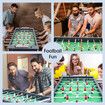 Soccer Table Foosball Football Game with 6 Balls 138x76x87cm