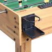 Soccer Gaming Table Foosball Football Game with 6 Balls 122x61x82cm