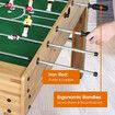 Soccer Gaming Table Foosball Football Game with 6 Balls 122x61x82cm