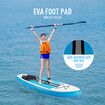 Genki Stand Up Paddle Board Inflatable Paddleboard SUP 180CM Fin Leash White Blue