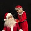 Merry Christmas Santa Claus Latex Mask Outdoor Ornamen Cute Santa Claus Costume Masquerade Wig Beard Dress up Xmas Party - male