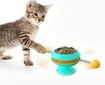 Windmill Cat Toy Balls, Interactive Cat Catnip Toy with Strong Suction Cup with Catnip
