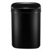 Sensor Rubbish Bin Kitchen Waste Trash Garbage Can Container Steel 80L Black