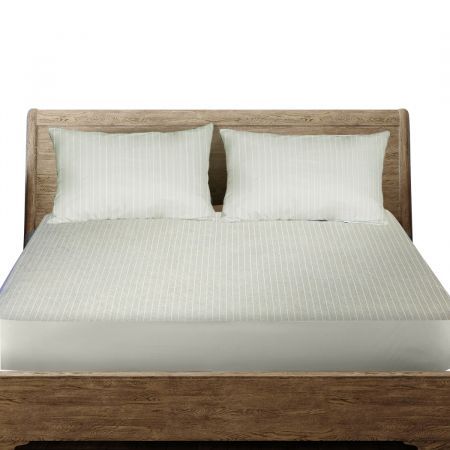KS Mattress Protector Pillowcases King Single Grey