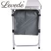 Levede Folding Camping Table Aluminium Portable Picnic Outdoor Storage Organizer