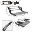 Traderight Caravan Step Aluminum Pull Out Folding Ladder Stool Trailer RV Parts