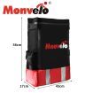 Monvelo Spare Wheel Bin Accessory Storage Bag 60L Recovery Tote Rear Snatch Red