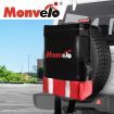 Monvelo Spare Wheel Bin Accessory Storage Bag 60L Recovery Tote Rear Snatch Red