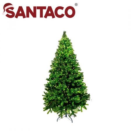 SANTACO Christmas Tree 1.5M 5Ft Xmas Home Garden Decor Warm LED Lights