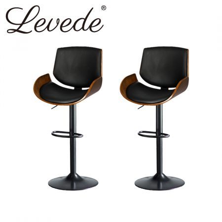 Levede 1x Bar Stools Kitchen Gas Lift, How To Make A Swivel Bar Stool