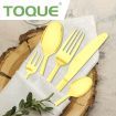 Stainless Steel Cutlery Set Travel Knife Fork Spoon Glossy Gold Tableware 30PCS