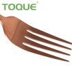 Stainless Steel Cutlery Set Glossy Knife Fork Spoon Child Travel Rose Gold 30pcs