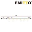 EMITTO 50M Festoon String Lights Christmas Wedding Party Waterproof Outdoor