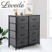 Storage Cabinet Tower Chest Dark Grey