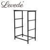 Levede Storage Cabinet Tower Chest of Drawers Dresser Tallboy 3 Drawer Dark Grey