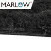 Marlow Floor Rug Shaggy Rugs Soft Large Carpet Area Tie-dyed 140x200cm Black