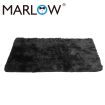 Marlow Floor Rug Shaggy Rugs Soft Large Carpet Area Tie-dyed 200x230cm Black