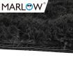 Marlow Floor Rug Shaggy Rugs Soft Large Carpet Area Tie-dyed 200x300cm Black